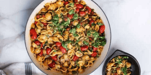 Recipe: Yotam Ottolenghi's One-Pan Orecchiette Puttanesca
