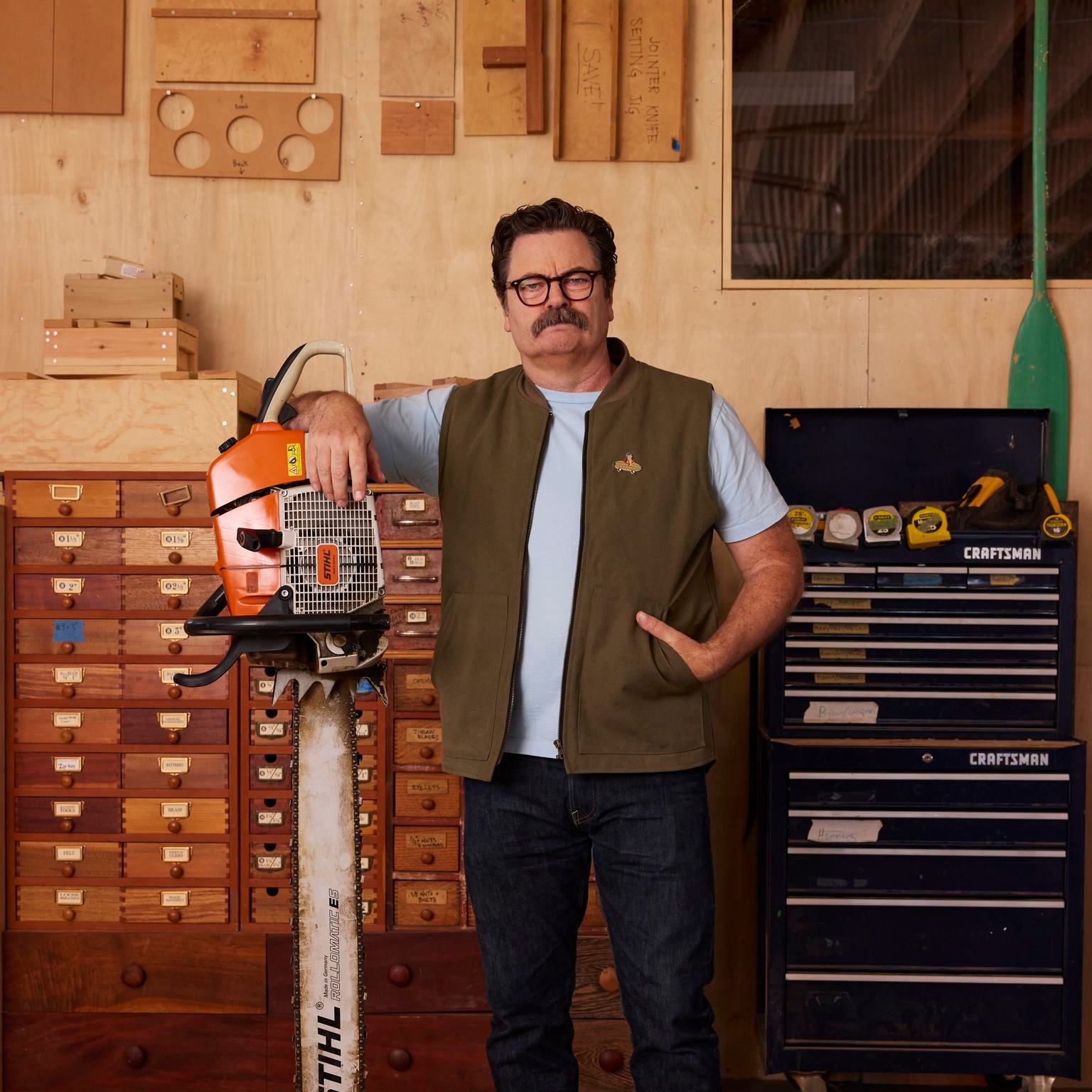 Woodworking and Tomfoolery with Nick Offerman