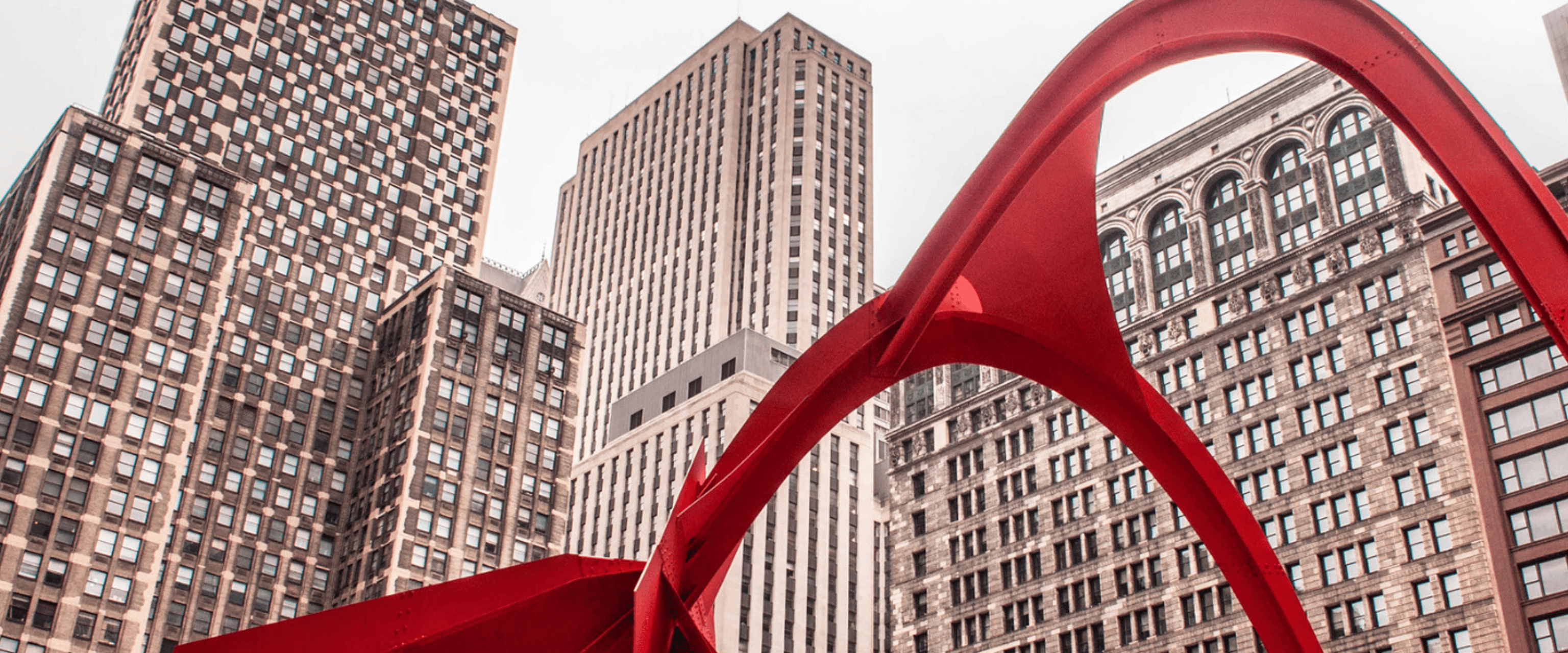 What are the sites of Chicago's visible power?