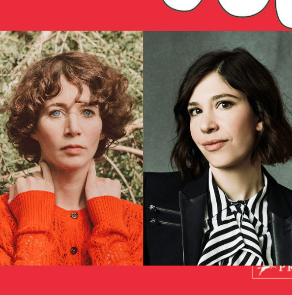 Miranda July with Carrie Brownstein
